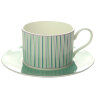 Чайная чашка с блюдцем форма Премиум рисунок Чайная симфония ИФЗ